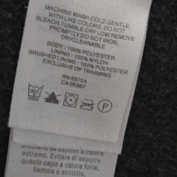 Columbia Dark Gray Fleece Jacket - Picture 8 of 9